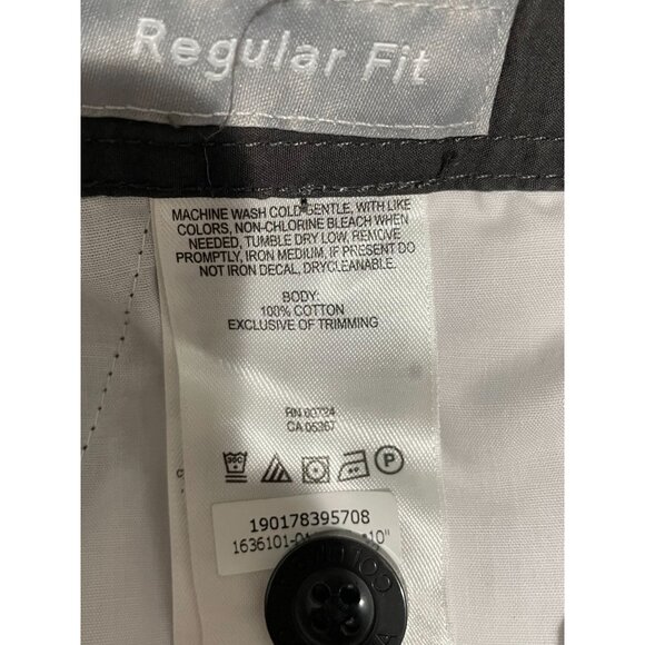 Columbia Mens Regular Fit Gray Cotton Shorts Size 38 With Side & Back Pockets - Picture 7 of 13